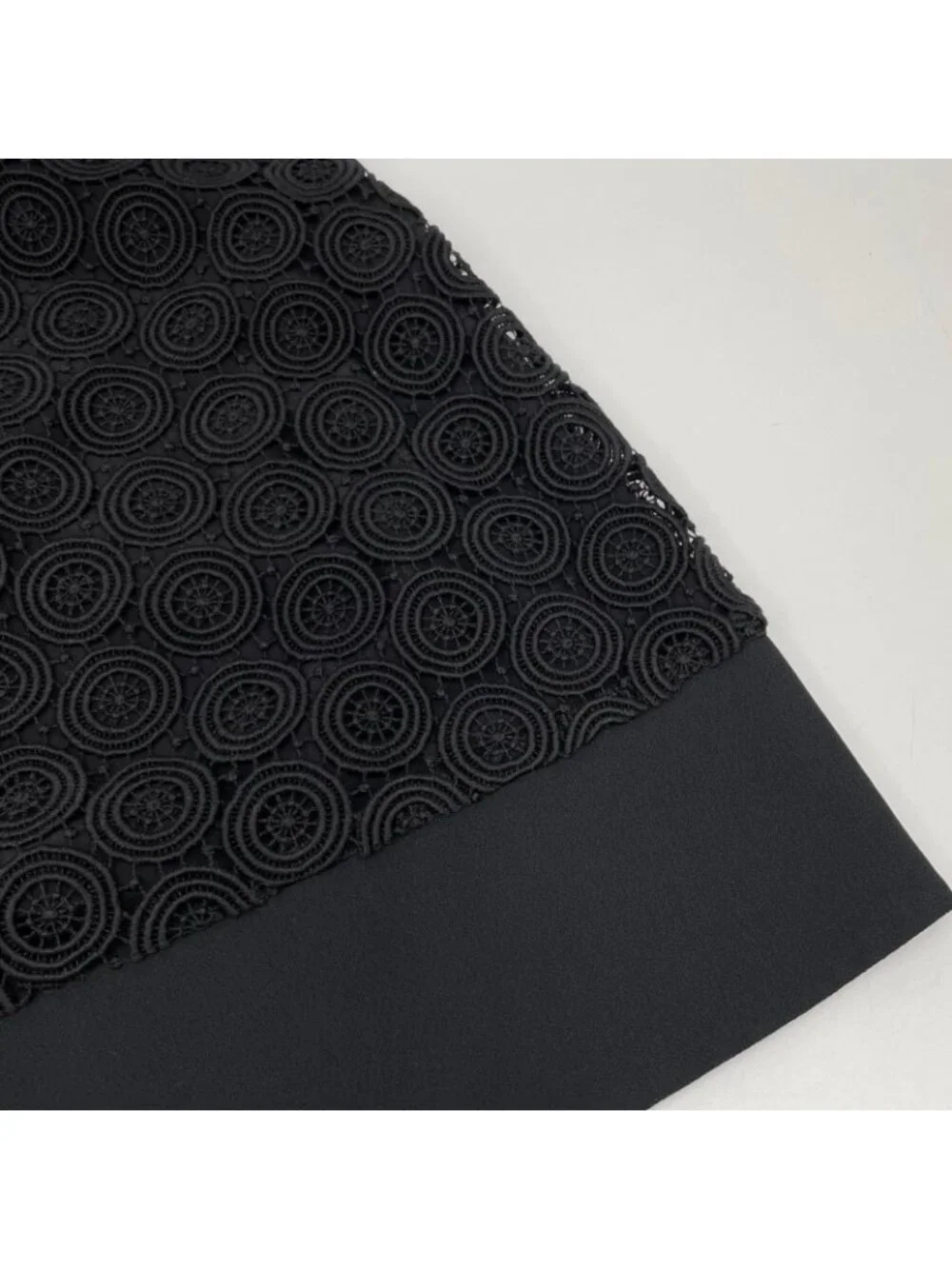 Prada Black Embroidery Skirt